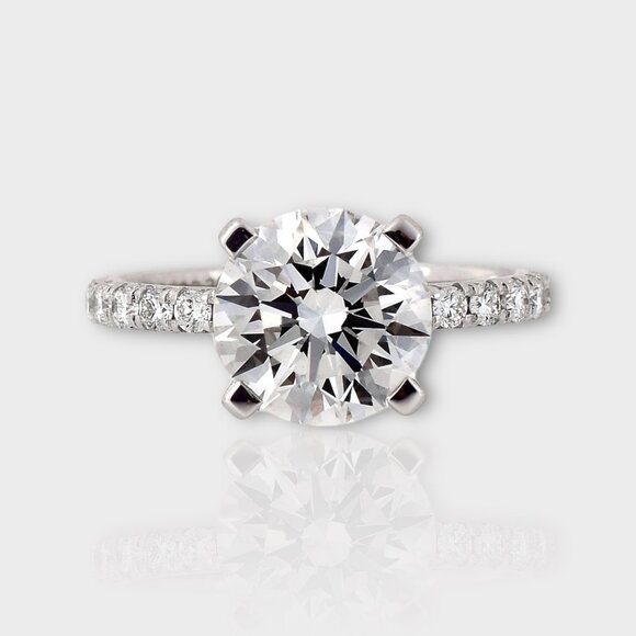 3 Carat Lab Grown Diamond Ring - Picture 2 of 7